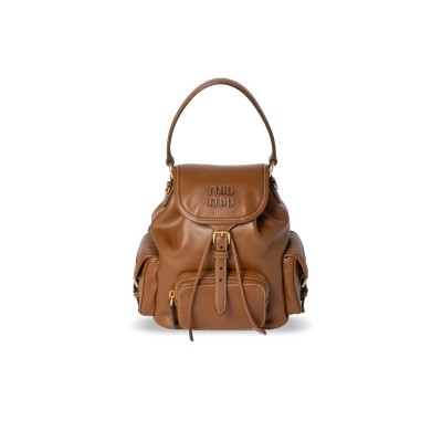 MIU MIU LEATHER BACKPACK 5BZ043 (29.5*25*12.5cm)